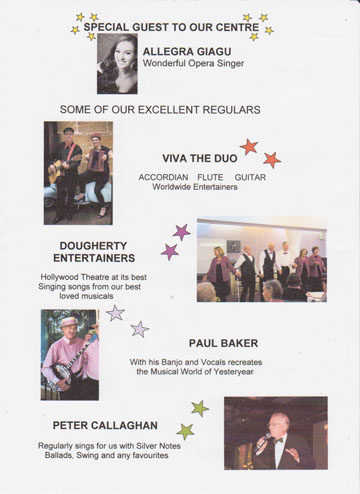 entertainment for seniors and nursing homes