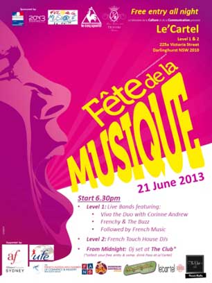 Alliance Francaise entertainment