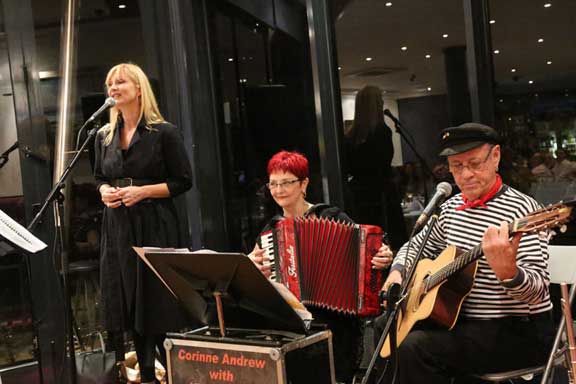 music trio at a restaurant in Terrigal
