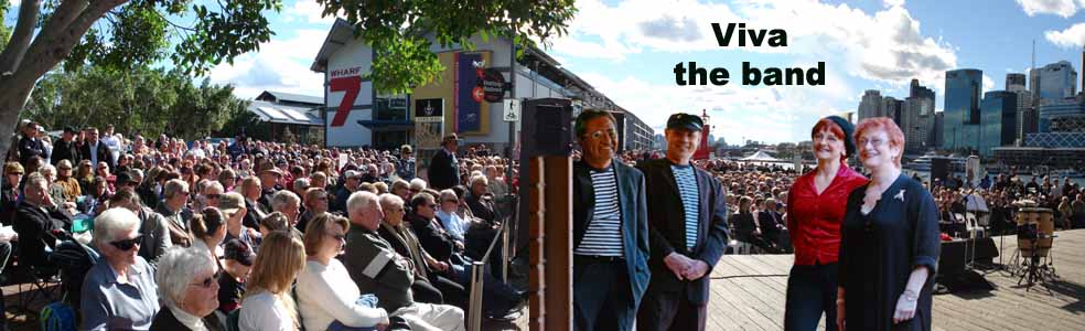 quartet band at Darling Harbour