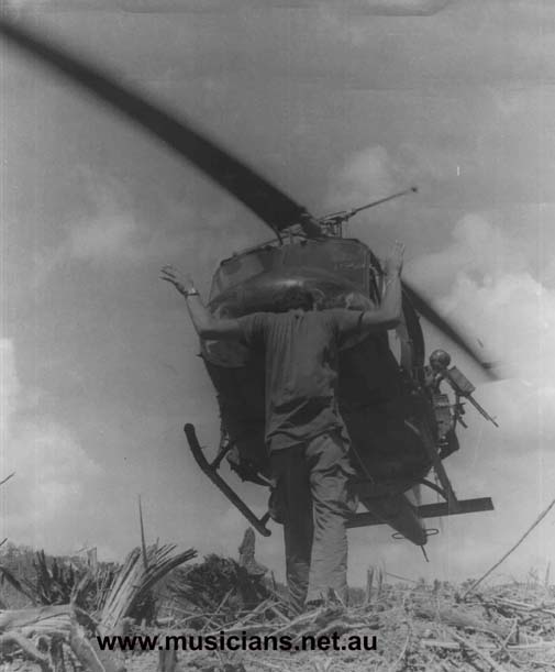 helicopter transport for entertainers in South Vietnam 1969-1970 on youtube
